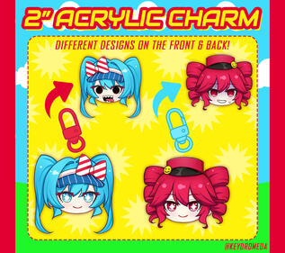 2" Acrylic Charms