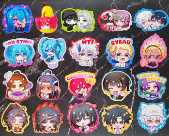 Assorted Vinyl Stickers